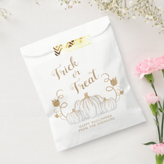 Sachets En Papier Beau Citrouille Trick Ou Treat Halloween (Scellé)