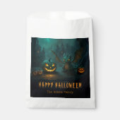 Sachets En Papier Beau Dragon d'Halloween avec Citrouilles effrayant (Devant)