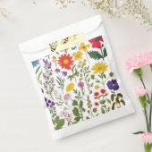 Sachets En Papier Beau Fleur sauvage rétro des années 60, (Scellé)