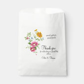 Sachets En Papier Beau Mariage de fleurs de printemps (Devant)