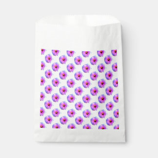Sachets En Papier Beau, motif, rose, fleurissez le sac blanc de