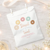 Sachets En Papier Beau Pastel Donut Partir sans traiter Anniversaire (Coupé)