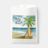 Sachets En Papier Bébé à bord du Baby shower (Devant)