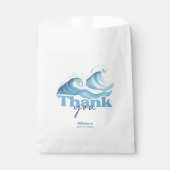 Sachets En Papier Bébé à bord Merci Baby shower (Devant)