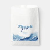 Sachets En Papier Bébé à bord Merci Baby shower (Devant)
