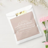 Sachets En Papier Bébé à bord surf Baby shower rose (Scellé)