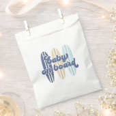 Sachets En Papier Bébé à bord Surfboard Baby shower de plage (Coupé)