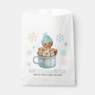 Sachets En Papier Bébé C'est froid Cookie & Cocoa Baby shower garçon