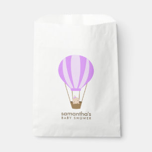 Sachets En Papier Bébé dans le Baby shower de ballons violets