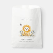 Sachets En Papier Bébé de bois mignon Foliage de Lion N'importe quel (Devant)