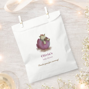 Sachets En Papier Bébé Dragon dans Poupée Oeuf Girl Baby shower uniq
