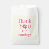 Sachets En Papier Bébé en fleur douche (Devant)