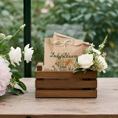 Sachets En Papier Bébé en Fleur Jardin Floral Pluie Baby shower Bott