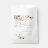 Sachets En Papier Bébé en Fleur Roses roses roses Florales Fille Bab (Devant)