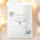 Sachets En Papier Bébé Floral En Fleur Bleu Bébé Garçon Douche