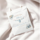 Sachets En Papier Bébé Floral En Fleur Bleu Bébé Garçon Douche
