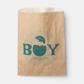 Sachets En Papier Bébé garçon Fête de révélation de genre (Devant)
