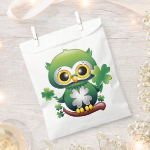 Sachets En Papier Bébé Hibou Mignon St Patrick Dessin Animé