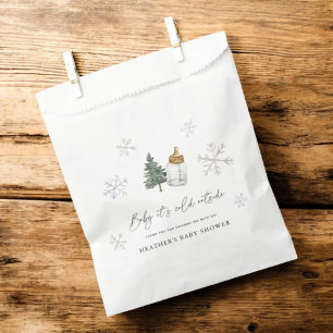Sachets En Papier Bébé Il fait froid à l'extérieur du Baby shower d'