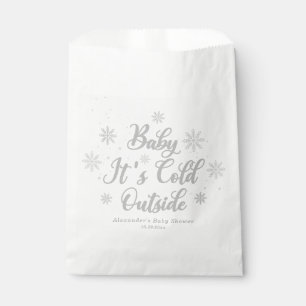 Sachets En Papier Bébé Il fait froid à l'extérieur du Baby shower d'