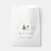 Sachets En Papier Bébé Il fait froid à l'extérieur du Baby shower d' (Devant)