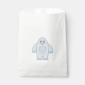 Sachets En Papier Bébé mignon Yeti (Devant)