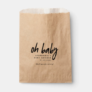 Sachets En Papier Bébé moderne du baby shower oh