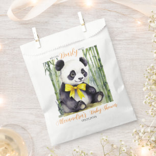 Sachets En Papier Bébé Panda attendre prématurément Baby shower neut