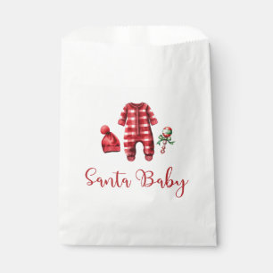 Sachets En Papier Bébé Santa Bébé Shower de Noël