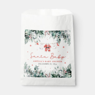 Sachets En Papier Bébé Santa Rouge Vêtements de Noël pour Bébé Cadea