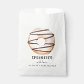 Sachets En Papier beige beige baby shower naturel accueil mignon (Devant)