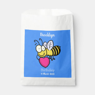 Sachets En Papier Belle abeille drôle avec dessin animé du coeur