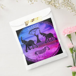Sachets En Papier Belle belle Kenya Wild Animal Life Favoriser Sac