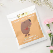 Sachets En Papier Belle chanteuse capybara anniversaire personnalisé (Scellé)