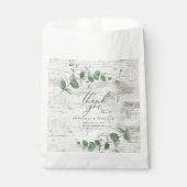 Sachets En Papier Belle délicate feuille d'eucalyptus mariage favori (Devant)