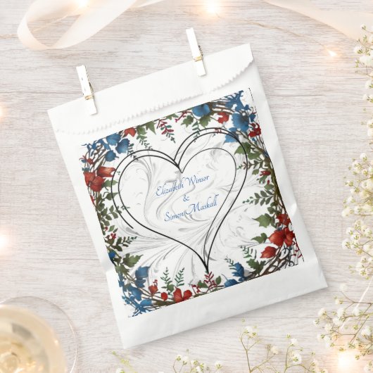 Sachets En Papier Belle, élégante et fantaisie décoration mariage à (Coupé)