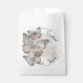 Sachets En Papier Belle Fête des mariées papillon (Devant)