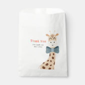 Sachets En Papier Belle fête Safari Animaux Anniversaire de enfant (Devant)