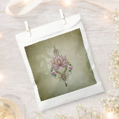 Sachets En Papier Belle fleur de lotus (Coupé)