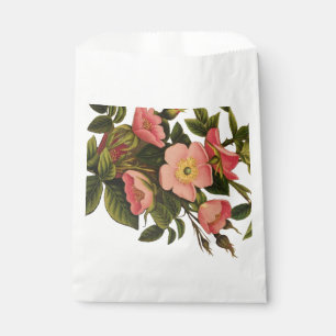 Sachets En Papier Belle Fleur Rose Art Joliment Hardi