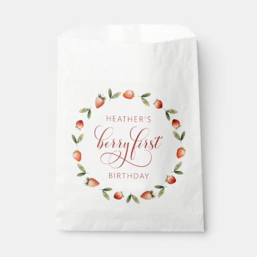 Sachets En Papier Berry First (Devant)