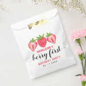 Sachets En Papier Berry First Strawberry 1er Anniversaire Fête Custo (Scellé)