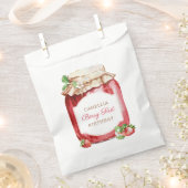 Sachets En Papier Berry First Strawberry Jam 1ère fête d'anniversair (Coupé)