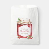 Sachets En Papier Berry First Strawberry Jam 1ère fête d'anniversair (Devant)
