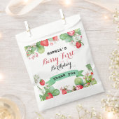 Sachets En Papier Berry Lovely Premier anniversaire (Coupé)