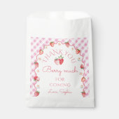 Sachets En Papier Berry Merci fraise beaucoup Carte de remerciements (Devant)