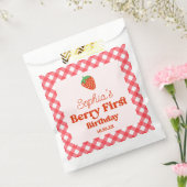 Sachets En Papier Berry rouge fraise première fête d'anniversaire (Scellé)