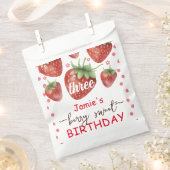 Sachets En Papier Berry Sweet 3e anniversaire (Coupé)