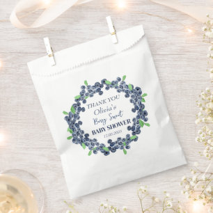 Sachets En Papier Berry Sweet Baby shower Blueberry Baby Girl Boy