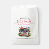 Sachets En Papier Berry Sweet Baby shower Fleurs Berries (Devant)